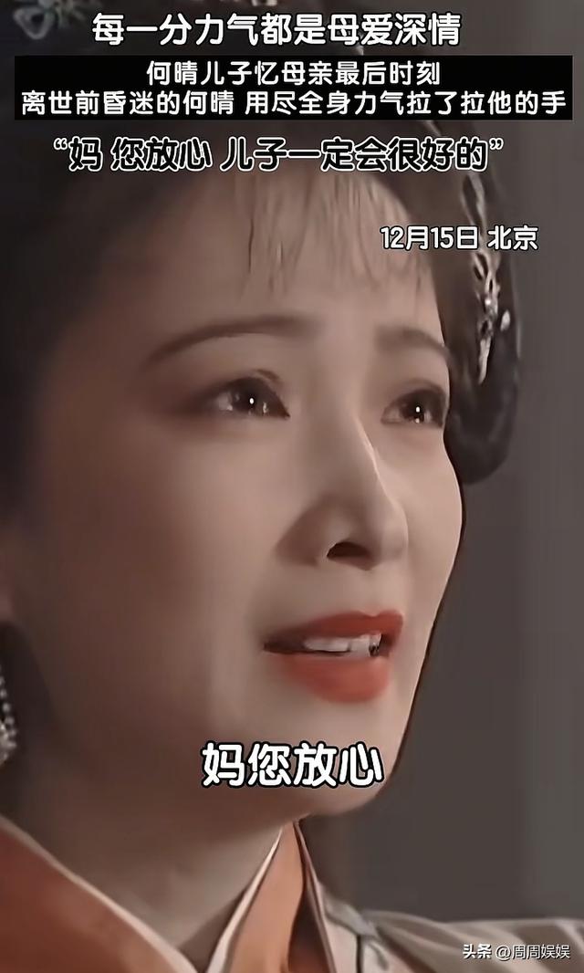 何晴儿子悼词句句催泪！公开母亲临终细节，捧骨灰动作全场泪目！