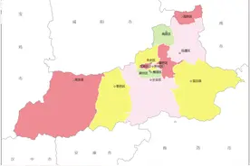 陕西西安市11区2县概况图片