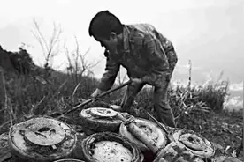 云南八里河村，中越战争中周边被埋进许多地雷，四次清理焕然一新图片