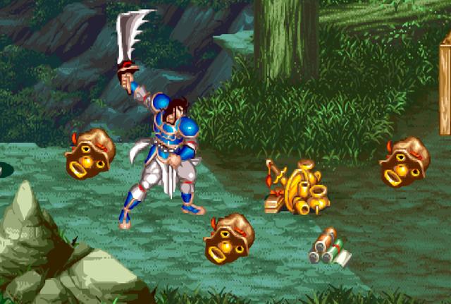 街机《三国志》吃包子的极限速度，三人一起吃能把机器抬起来