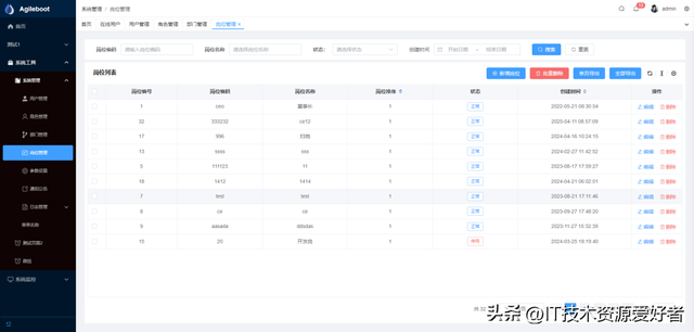 【推荐】一套基于 SpringBoot + Vue3 前后端分离的全栈快速开发平台