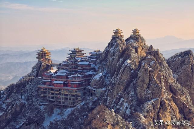 你见过老君山的雪中霞光吗？