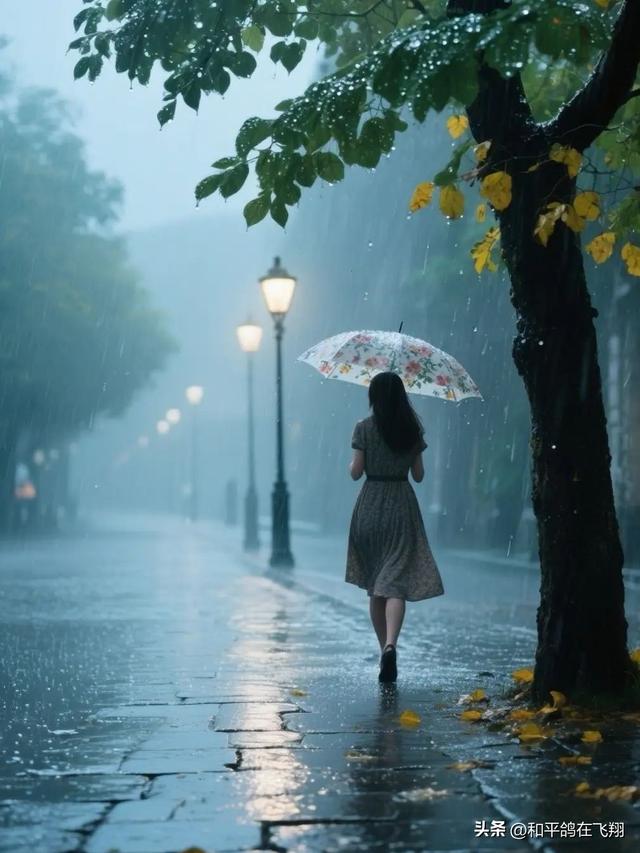 长假里的雨幕秋思