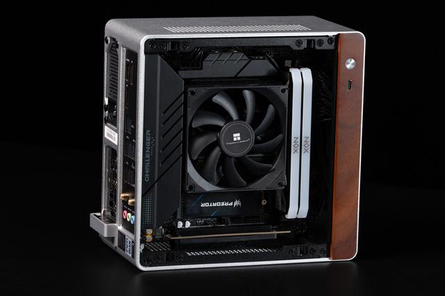 英特尔酷睿Ultra5 230F+铭瑄挑战者H810ITX+乔思伯NV10装机分享！