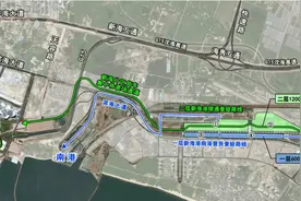 货车进港出岛路线再优化！这条待渡停车场联接线启用→图片