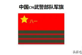 「程序员的空闲时光」之代码绘制军旗：中国武警部队旗帜图片