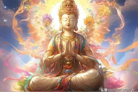 刷到文殊菩萨必能好运，家长快来给孩子祈福，愿学子都能金榜题名图片