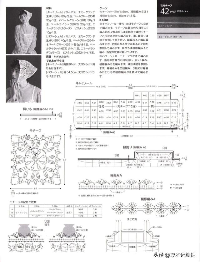 秋日氛围感拉满！绝美配色钩针拼花小围巾，手作党必冲