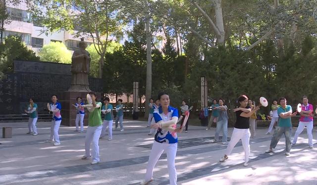敦煌沙州乐园：夏日晨练好去处