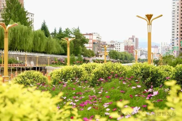 徽县：水清岸绿河畅景美
