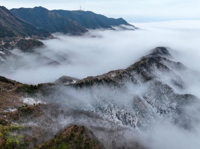 赏•美景 | 全州：天湖景区现雪后云海景观