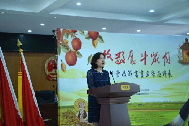 惠风滋润枝头秀 硕果金秋格外红--现代书画网携手书画名家扎根乡村
