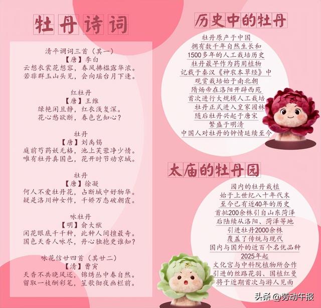 “太庙牡丹游园活动”嗨玩8天！赏花观演、集章打卡、文创市集一站式畅玩