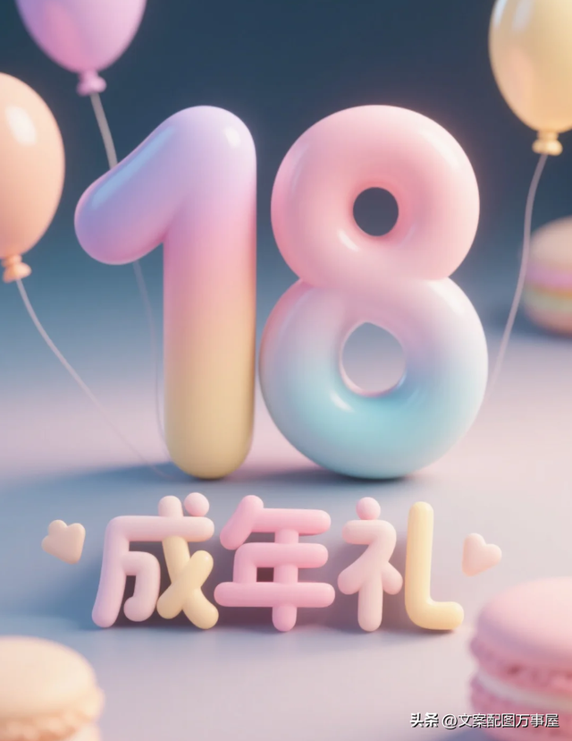 青春万岁！18岁生日祝福寄语＆简短高级成人礼文案送给最好的年华