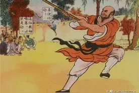 水浒传的禅杖是禅让，关王刀少一斤，鲁智深禅杖为何重六十二斤？图片