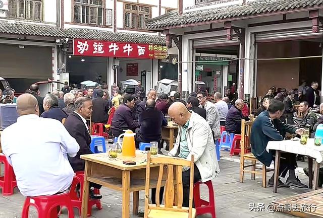 成都彭州被低估的场镇，3公里银杏长廊超级壮观，公交车直达！