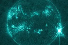 今天，太阳爆发X8.7级大耀斑！对阳照面区域电离层产生明显影响图片