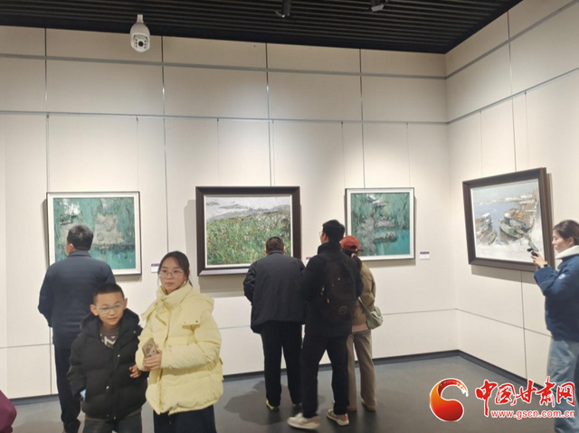 武威市青年画家2025国画油画创作展开展