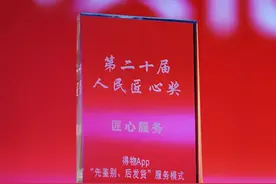 得物App再获人民网年度奖项：“先鉴别、后发货”匠心服务保障品质消费图片
