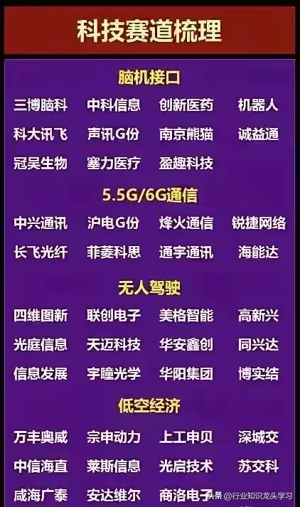 值得珍藏：科技赛道+华为+新凯来+服务消费+国产芯片+脑机接口等