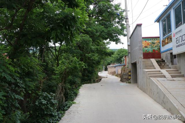 组图：蓬莱龙口交界线上一个山村的实景，名字叫作“石门口”