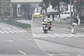 看完治愈一整天！民警帮她系鞋带图片