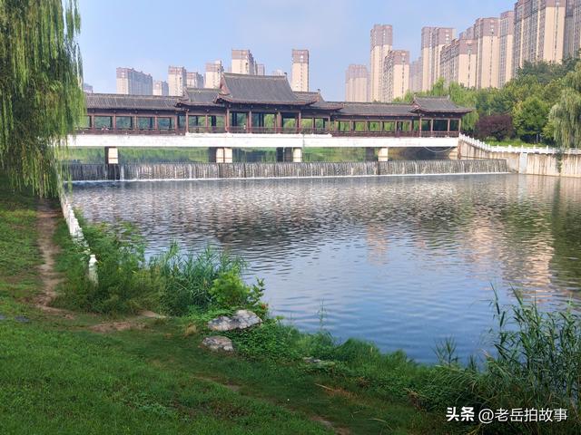 雨后游郑州市西流湖公园有感