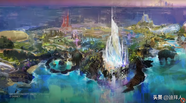 阿布扎比迪士尼规划曝光｜打造水上梦幻城，首创全球独一无二城堡