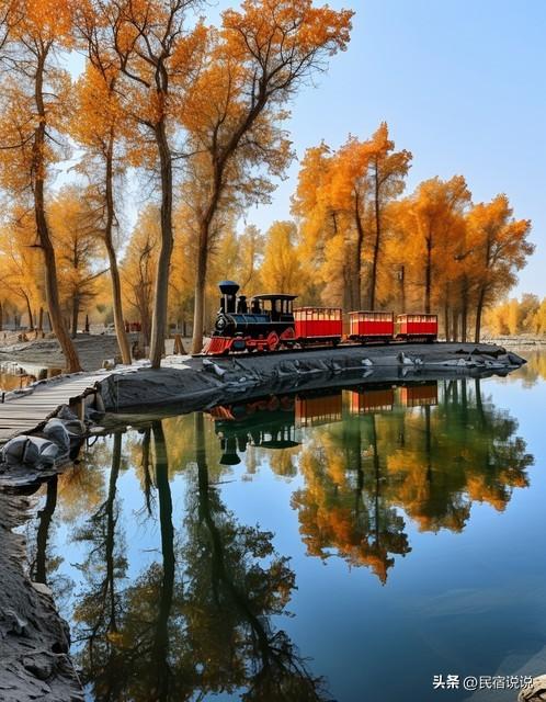 470万亩胡杨林带你秋游大美新疆