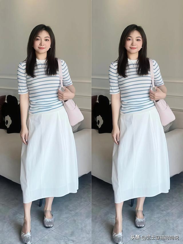 这是我见过最真实的微胖穿搭：简约却高级，不愧称为“黄金身材”