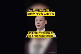 经济学家 卢麟元:必须找到可替代房地产产业，未来则可超过美国图片