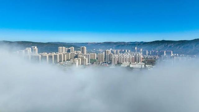“仙境”通渭！秋日晨雾勾勒山河朦胧美