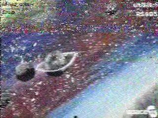 437.625MHz正式收图喽！在知识的轨道上音乐节与卫星UmkA-1 SSTV