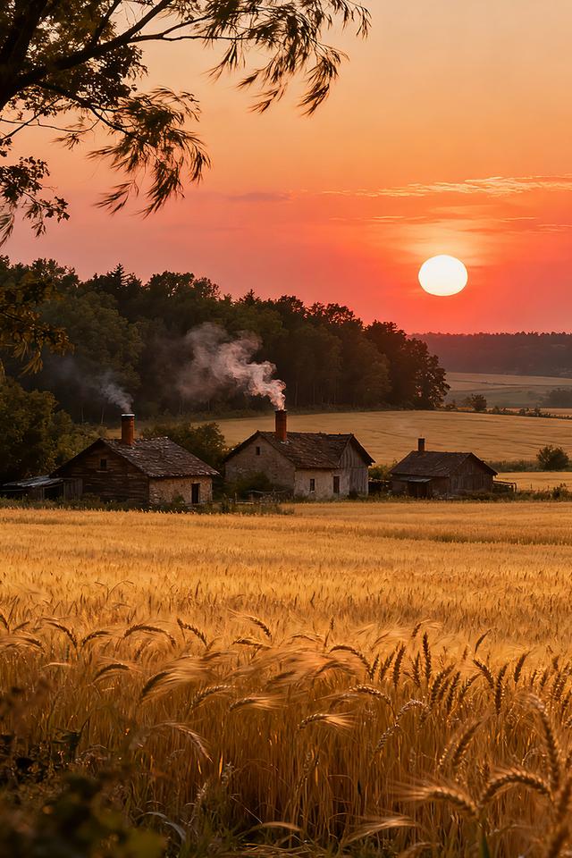 置身在城市里的繁华景象，抛不下乡村里的自然风光