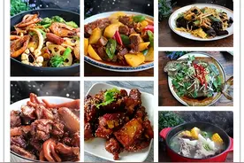 2024年夜饭菜谱，3-4口人家，六菜一汤，六六大顺，丰盛不浪费图片