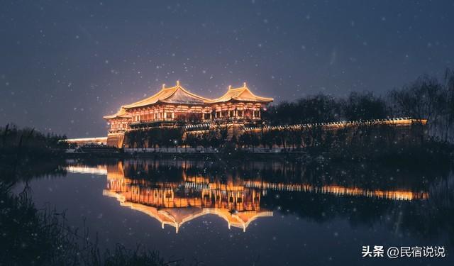 “华夏第一王都”下雪后是啥样？