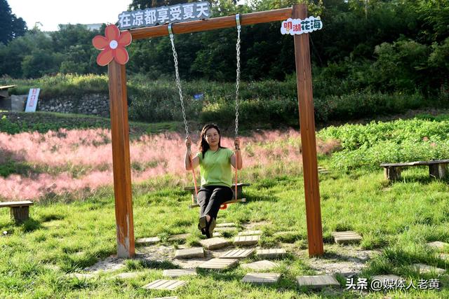 六盘水明湖花海盛开引游客赴一场秋日游约会