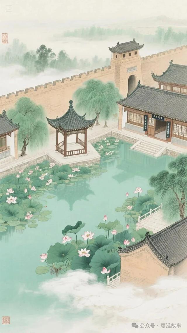 明代延津十六景之AI复原图