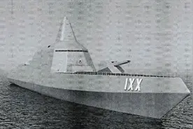 2万吨144垂发，055大驱升级“大头版”，吊舱推进加无人装备上舰图片