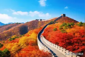 秋日北京看红叶，半日游玩八达岭长城，保姆级攻略保存带走图片