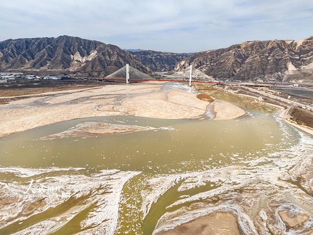 黄河流凌 蔚为壮观