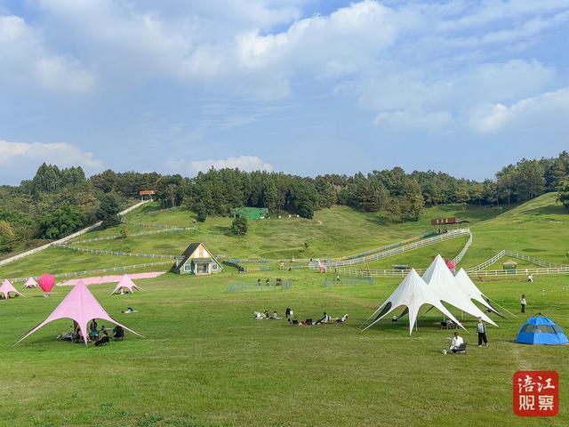 蓝天草地间，风温柔，心自由