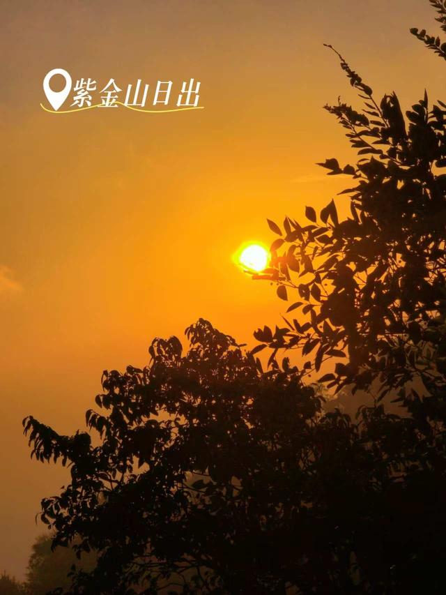 南京紫金山日出和免费游明孝陵