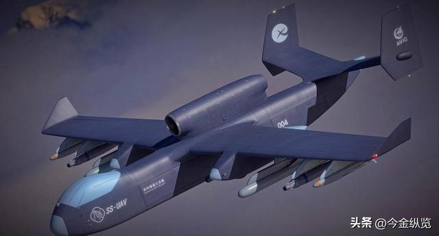 比歼10还大？“九天”无人机携300巡飞弹首飞，关岛要变清道夫了