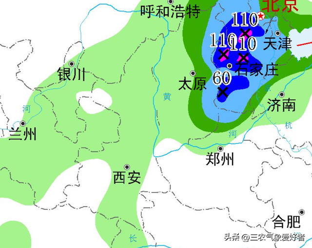 陕西省！明天8月4号，新一轮降雨中心已定，大雨暴雨分布如下！