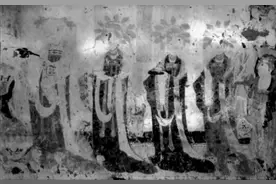 敦煌莫高窟，晚唐《第九窟》，唐朝时期女供养人服饰图片