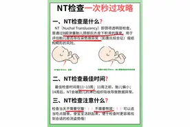 孕妈必看！NT检查超详细攻略来啦！图片