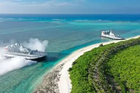 野牛气垫船霸气出场，横渡海峡不到2小时，将让某些人彻夜难眠图片