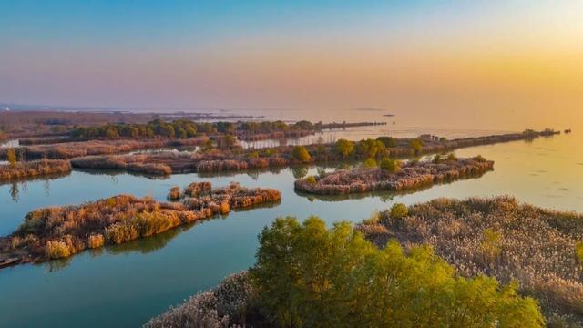 初冬东平湖，最是诗意时