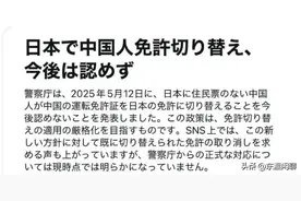 突发！日本拟禁止中国游客换领驾照，网友热议不断！图片